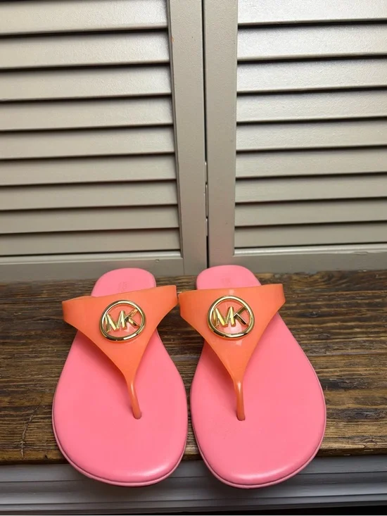 Michael Kors Carmen PVC Jelly Sandals Size 10 - Picture 3 of 7